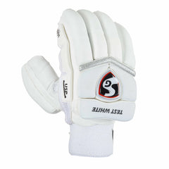 SG TEST  WHITE BATTING GLOVES