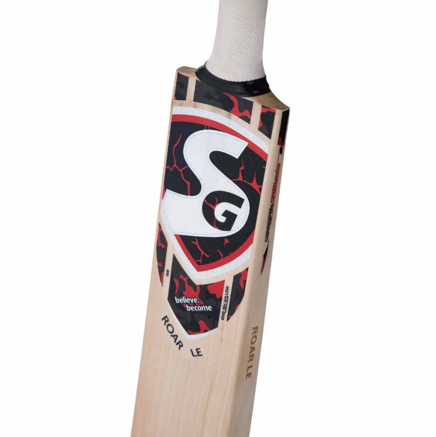 SG Roar LE – Grade 2 Worlds Finest English Willow highest quality Bat (Leather Ball)