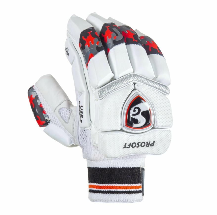 SG Prosoft® Batting Gloves High Quality Leather Palm