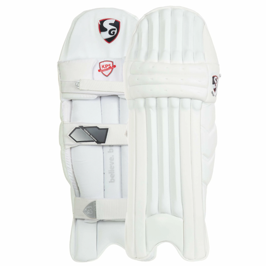 SG Test White Cricket Batting Legguard (Batting Pad)