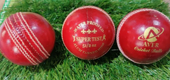 Aver Super Test Red Full Cricket Ball